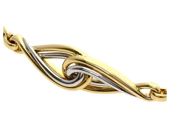 Bracciale Motivo Twist Christian Dior D'oro - vista 2