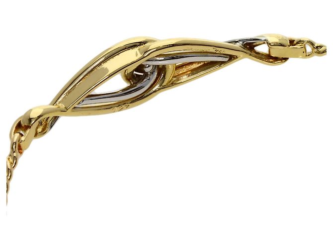 Bracciale Motivo Twist Christian Dior D'oro - vista 3