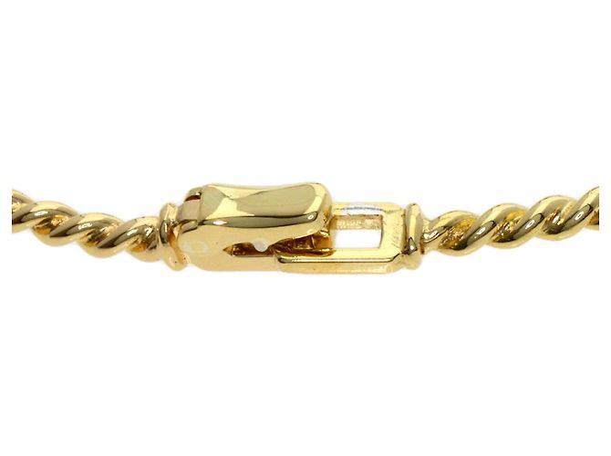 Bracciale Motivo Twist Christian Dior D'oro - vista 4