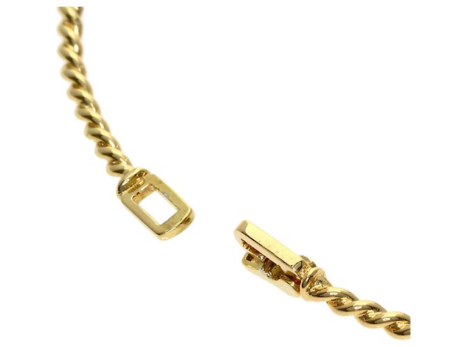 Bracciale Motivo Twist Christian Dior D'oro - vista 5