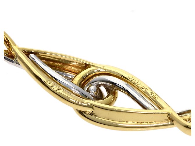 Bracciale Motivo Twist Christian Dior D'oro - vista 6