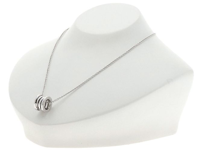 Bulgari Colar Feminino BVLGARI B.zero1 em Ouro Branco 18K - vista 5