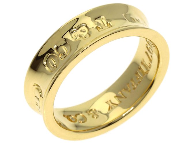 Anello Tiffany & Co. 1837 in oro giallo 18K - vista 2