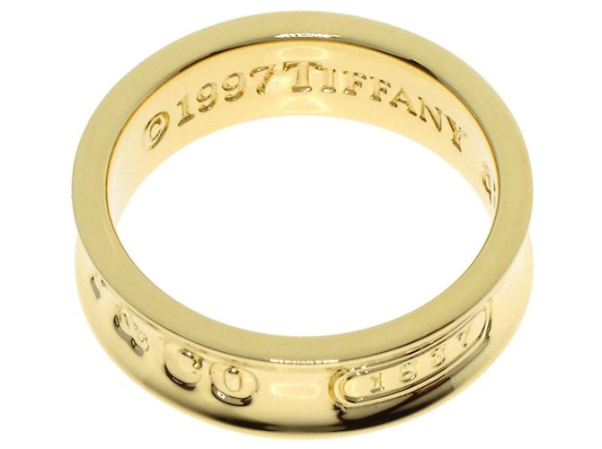 Anello Tiffany & Co. 1837 in oro giallo 18K - vista 4