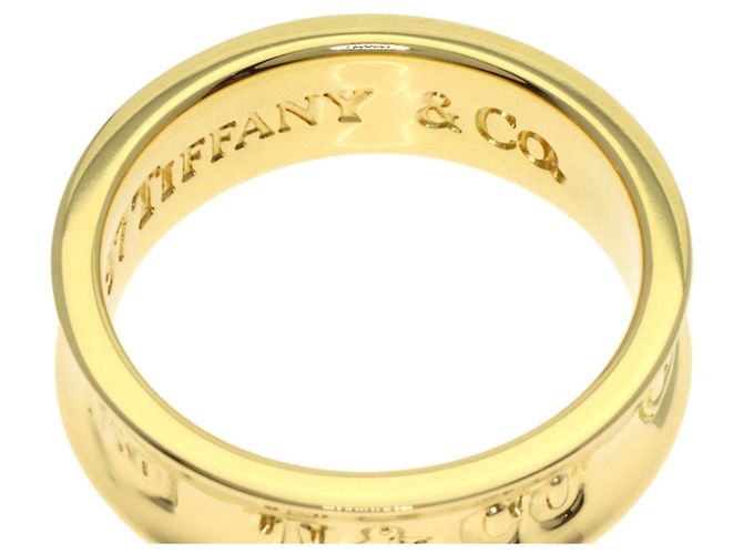 Anello Tiffany & Co. 1837 in oro giallo 18K - vista 5