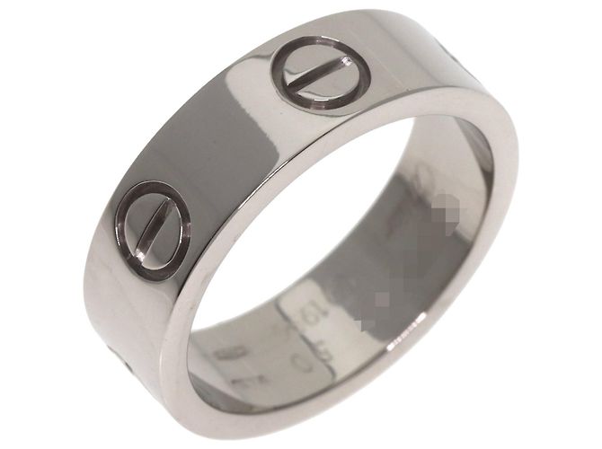 Anello Cartier Love in oro bianco 18K - vista 2