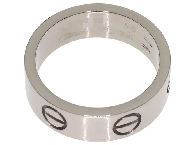 Anello Cartier Love in oro bianco 18K - vista 4