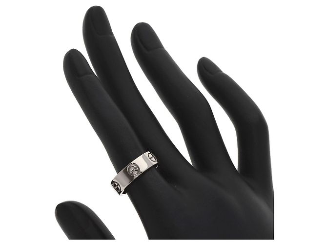 Anello Cartier Love in oro bianco 18K - vista 5