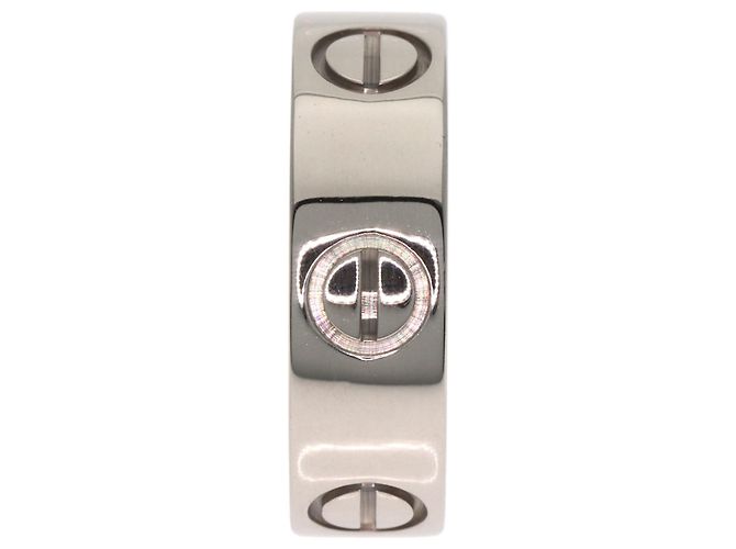 Anello Cartier Love in oro bianco 18K - vista 3