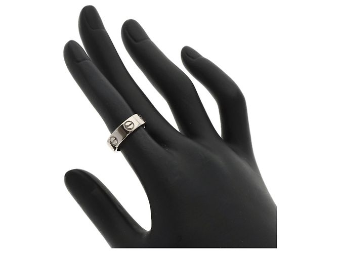 Anello Cartier Love in oro bianco 18K - vista 5