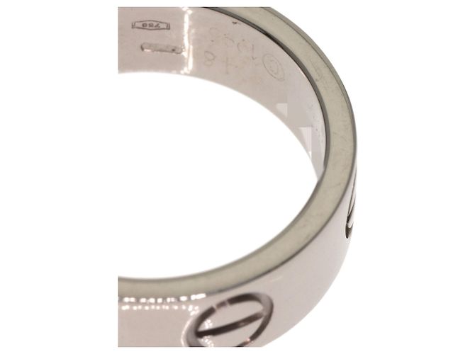 Anello Cartier Love in oro bianco 18K - vista 6
