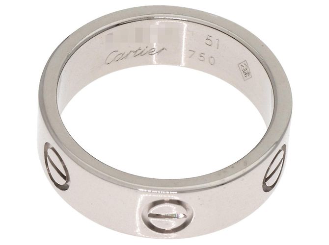 Anello Love Cartier in oro bianco 18K - vista 4