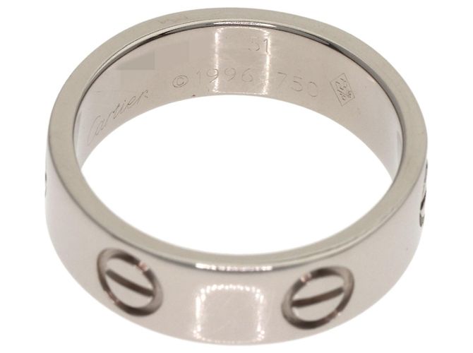 Anello Love Cartier in oro bianco 18K - vista 4