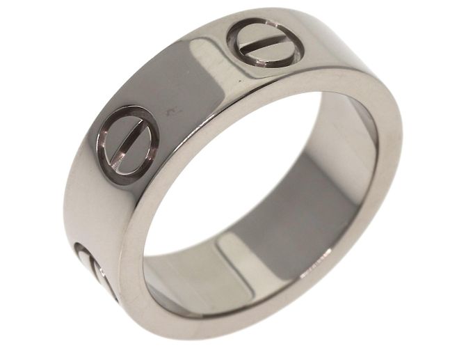 Anello Love Cartier in oro bianco 18K - vista 2