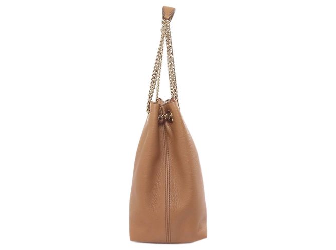 Gucci braune Leder-Tote - Ansicht 3