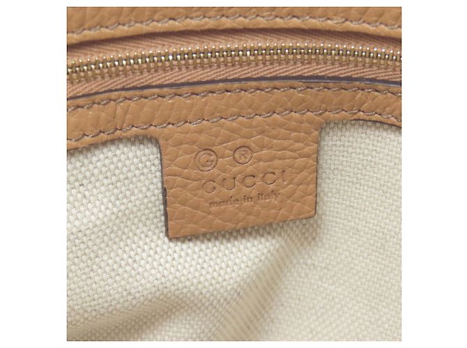 Gucci braune Leder-Tote - Ansicht 6