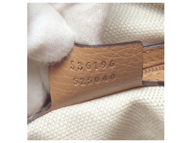 Gucci braune Leder-Tote - Ansicht 7