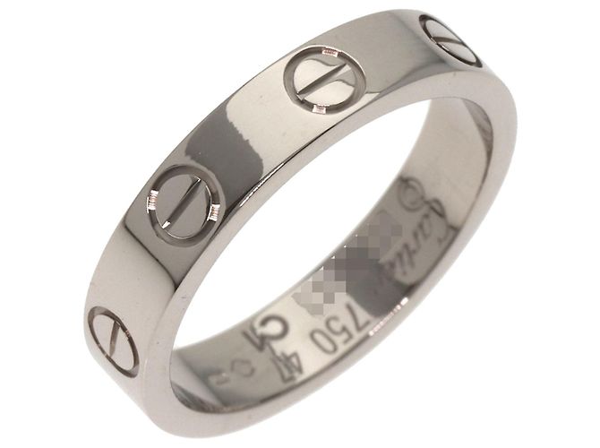 Anello Mini Love Cartier in oro bianco 18K D'oro - vista 2