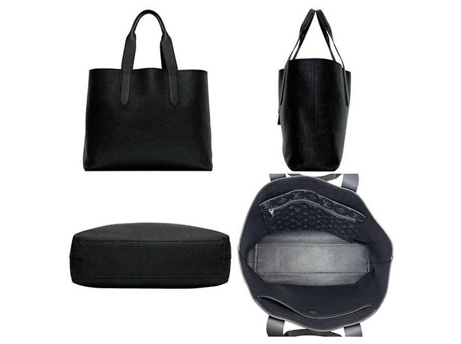 Borsa Tote Cabas Voyage Louis Vuitton Nero - vista 3