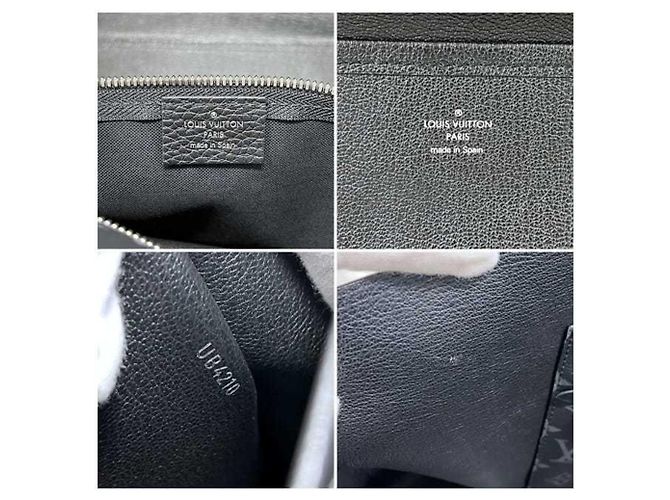 Borsa Tote Cabas Voyage Louis Vuitton Nero - vista 4