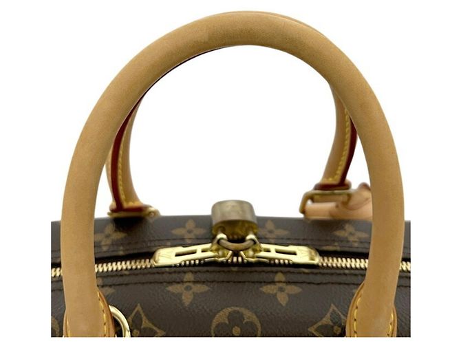Borsa Vanity Deauville Bowling Louis Vuitton Marrone Monogramma - vista 10