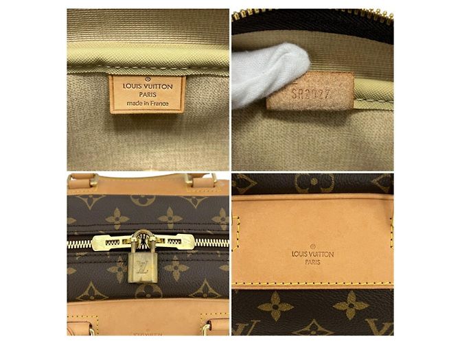 Borsa Vanity Deauville Bowling Louis Vuitton Marrone Monogramma - vista 4