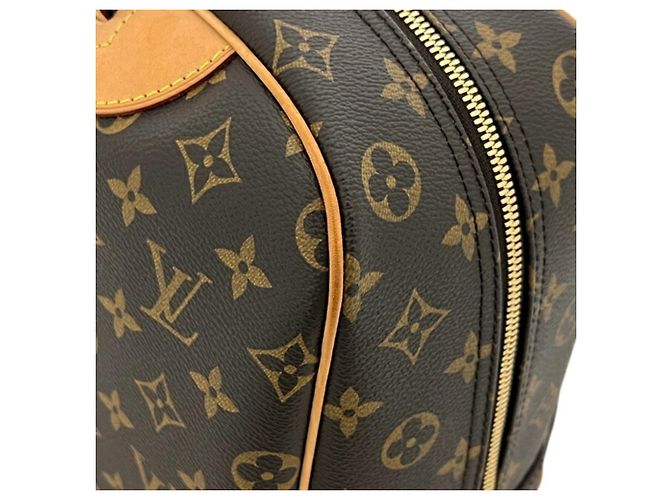 Borsa Vanity Deauville Bowling Louis Vuitton Marrone Monogramma - vista 5