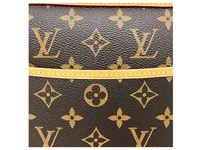 Borsa Vanity Deauville Bowling Louis Vuitton Marrone Monogramma - vista 7