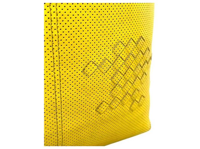Borsa tote gialla Bottega Veneta Giallo - vista 11