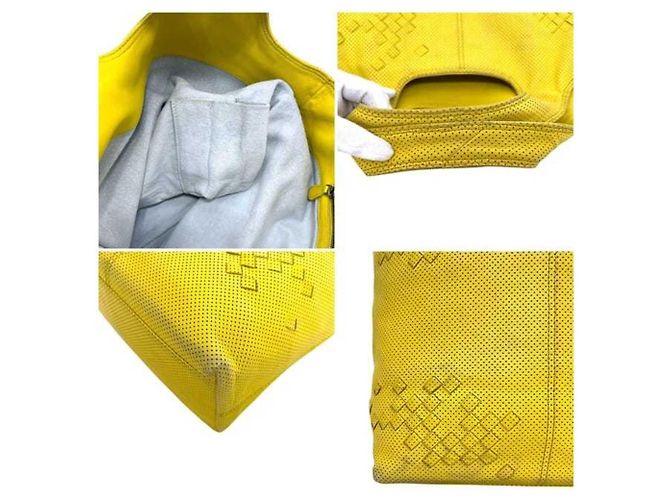 Borsa tote gialla Bottega Veneta Giallo - vista 5