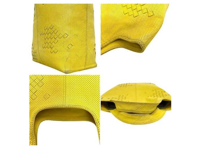 Borsa tote gialla Bottega Veneta Giallo - vista 6