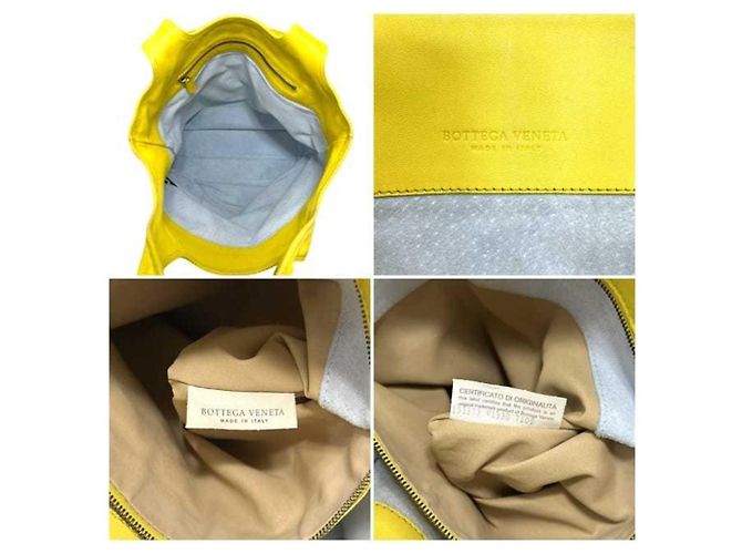 Borsa tote gialla Bottega Veneta Giallo - vista 7