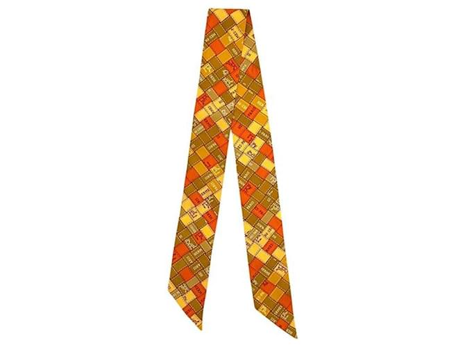 Bufanda Twilly Naranja de Hermès - vista 2