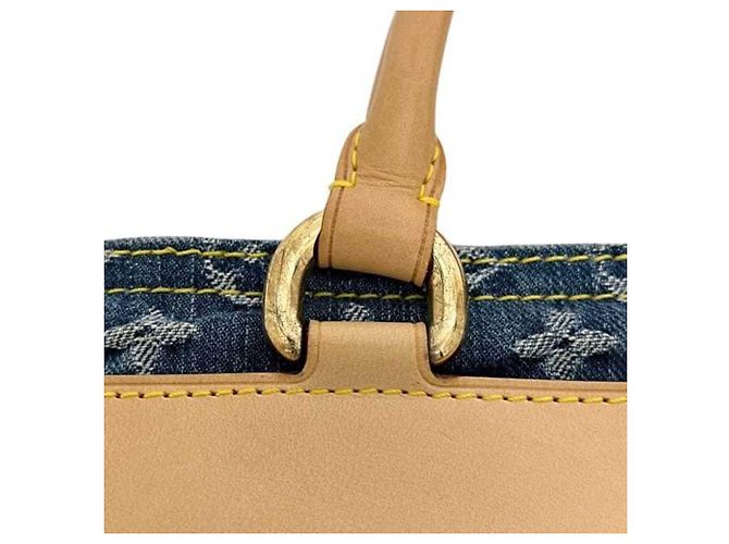 Louis Vuitton Monogram Denim Tote Bag Blau - Ansicht 8