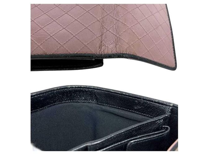 Chanel Dreifach-Langgeldbörse Schwarz Beige - Ansicht 4