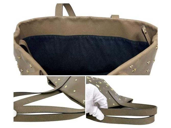 Borsa Tote Sophia S di Jimmy Choo Beige - vista 10