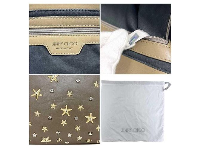 Borsa Tote Sophia S di Jimmy Choo Beige - vista 11