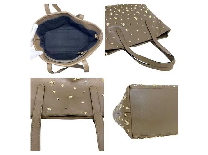 Borsa Tote Sophia S di Jimmy Choo Beige - vista 4