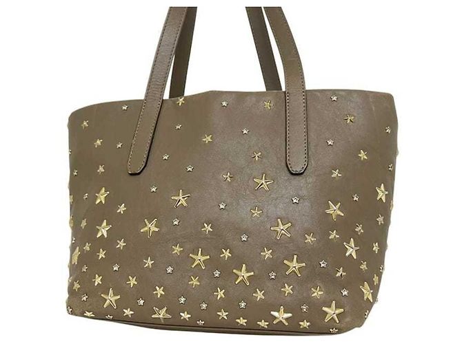 Borsa Tote Sophia S di Jimmy Choo Beige - vista 7