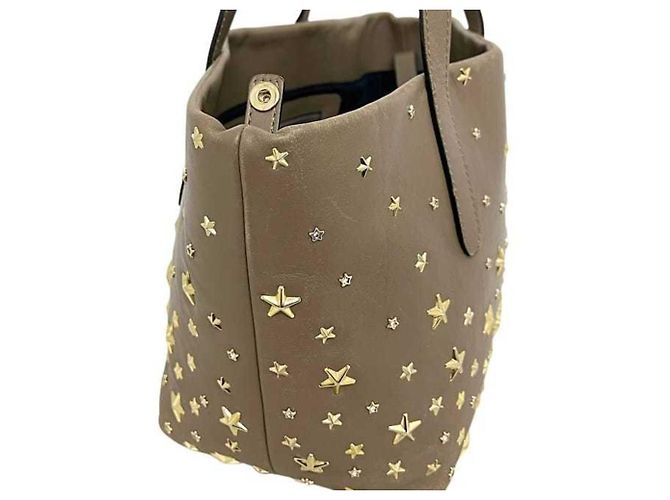 Borsa Tote Sophia S di Jimmy Choo Beige - vista 9
