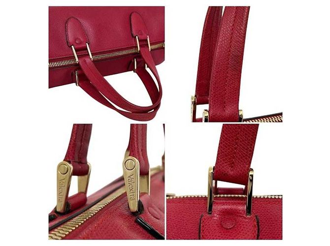 Borsa Boston Piccola Rossa Babila Valextra Rosso - vista 7