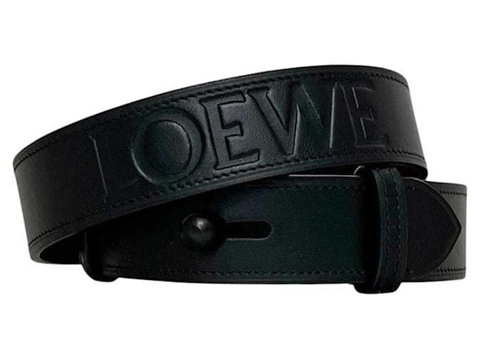 Schwarzer Leder Gürtel von Loewe - Ansicht 2