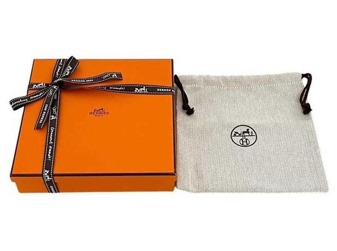 Reversibler Ledergürtel von Hermès Schwarz Orange - Ansicht 10