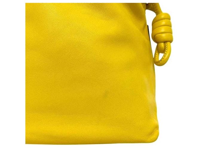 Borsa 2 in 1 Flamenco Knot di Loewe Giallo - vista 10