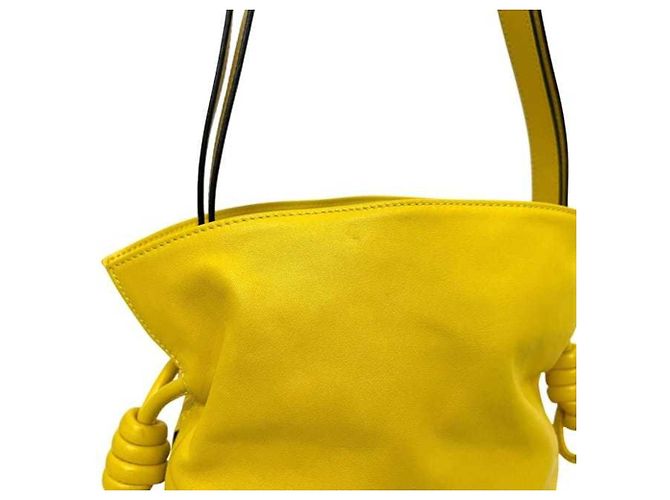 Borsa 2 in 1 Flamenco Knot di Loewe Giallo - vista 11