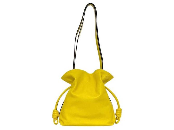 Borsa 2 in 1 Flamenco Knot di Loewe Giallo - vista 2