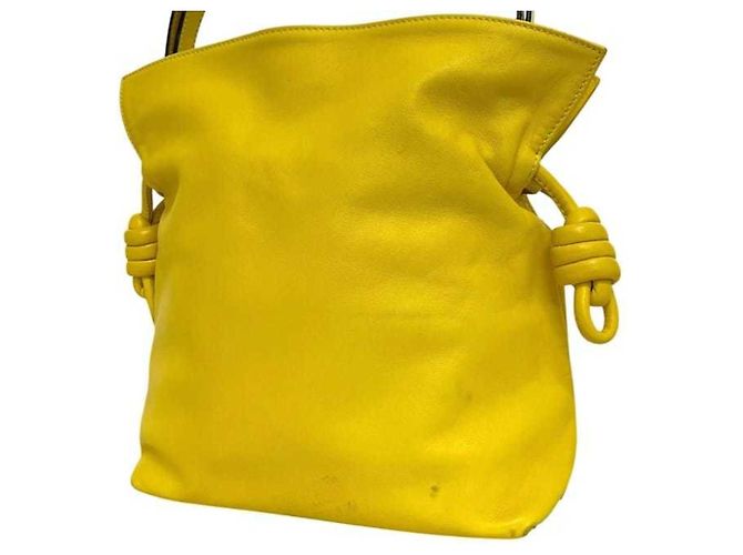 Borsa 2 in 1 Flamenco Knot di Loewe Giallo - vista 9