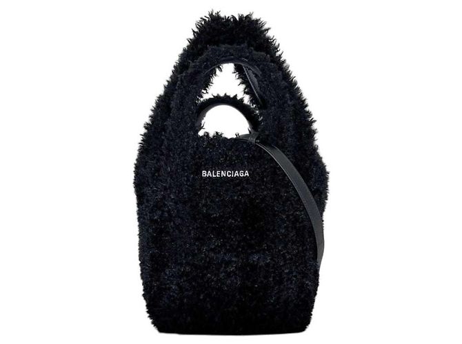 Borsa a Spalla Balenciaga Everyday 2.0 XS Nord-Sud Nera Nero - vista 2