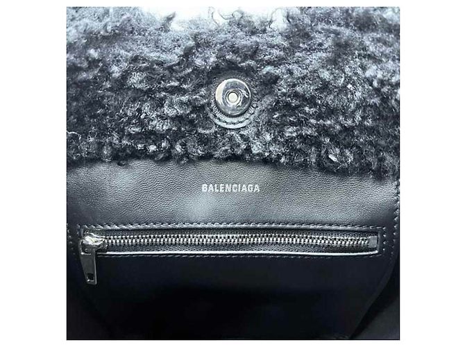 Borsa a Spalla Balenciaga Everyday 2.0 XS Nord-Sud Nera Nero - vista 6