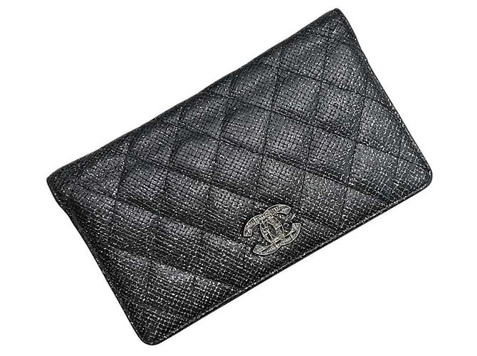 Cartera larga negra bi-fold de Chanel Negro - vista 2